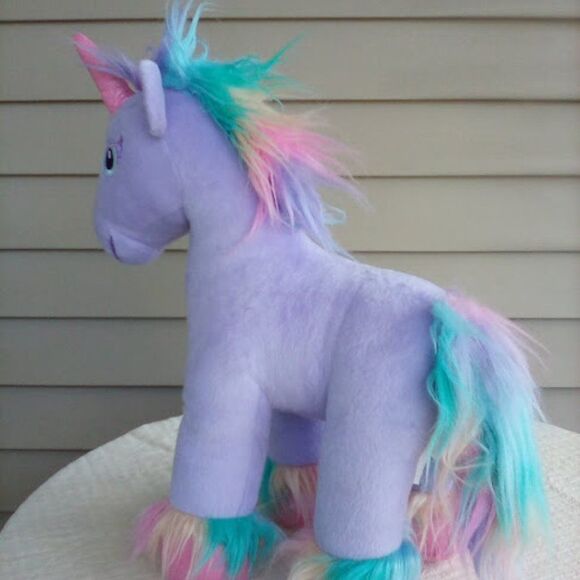 Build a Bear Unicorn Beary Fairy Purple Rainbow Plush Stuffed Animal Toy… - Picture 3 of 7